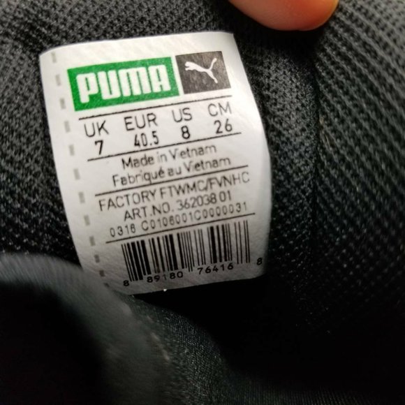 Puma Mens 8 Blaze Of Glory Bog Sock Core Sneakers - Picture 3 of 8